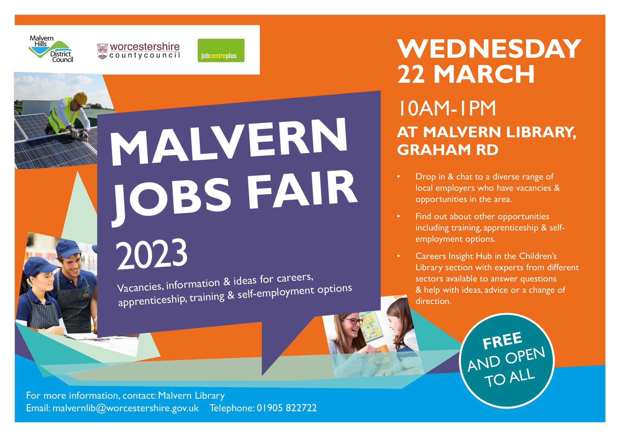 Malvern Library Jobs Fair March 2023